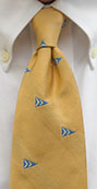 Custom logo tie by Barnard-Maine